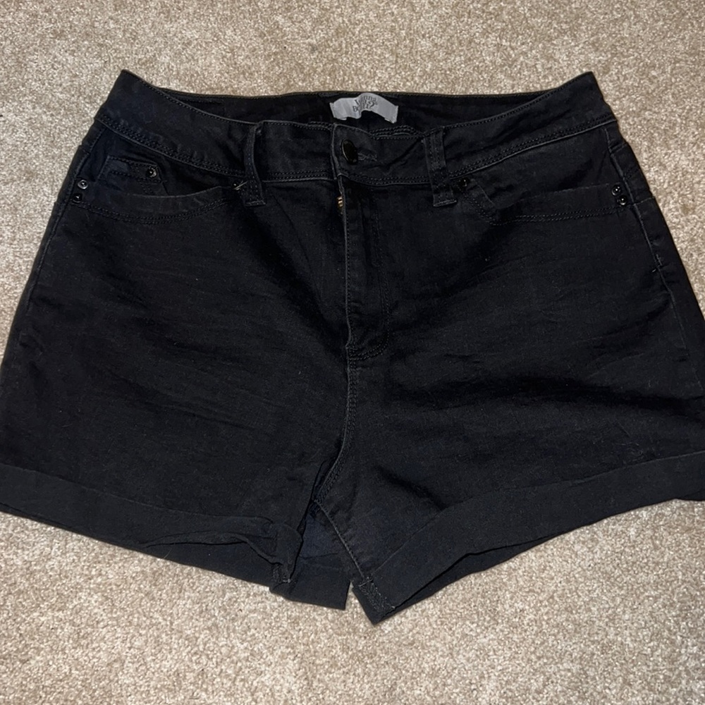 Black shorts size 11